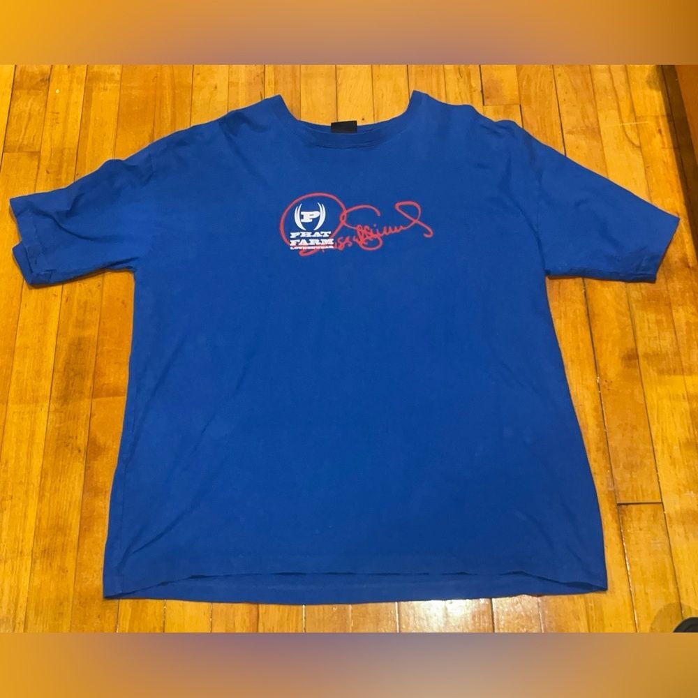 True Vintage Y2K Phat Farm blue and red T-shirt XL